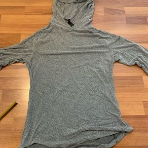 Lululemon drysense hoodie - salt/pepper Medium